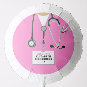 Personalized Nurse Graduation Gift Balloon