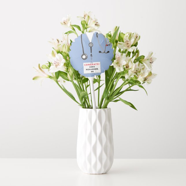 Personalized Nurse Graduation Gift Balloon (Vase)