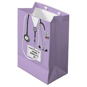 Personalized Nurse Graduation Medium Gift Bag