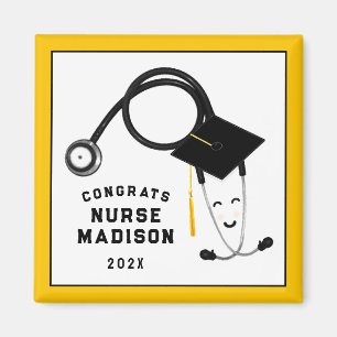 Personalized Nurse Graduation Party Favors Magnet