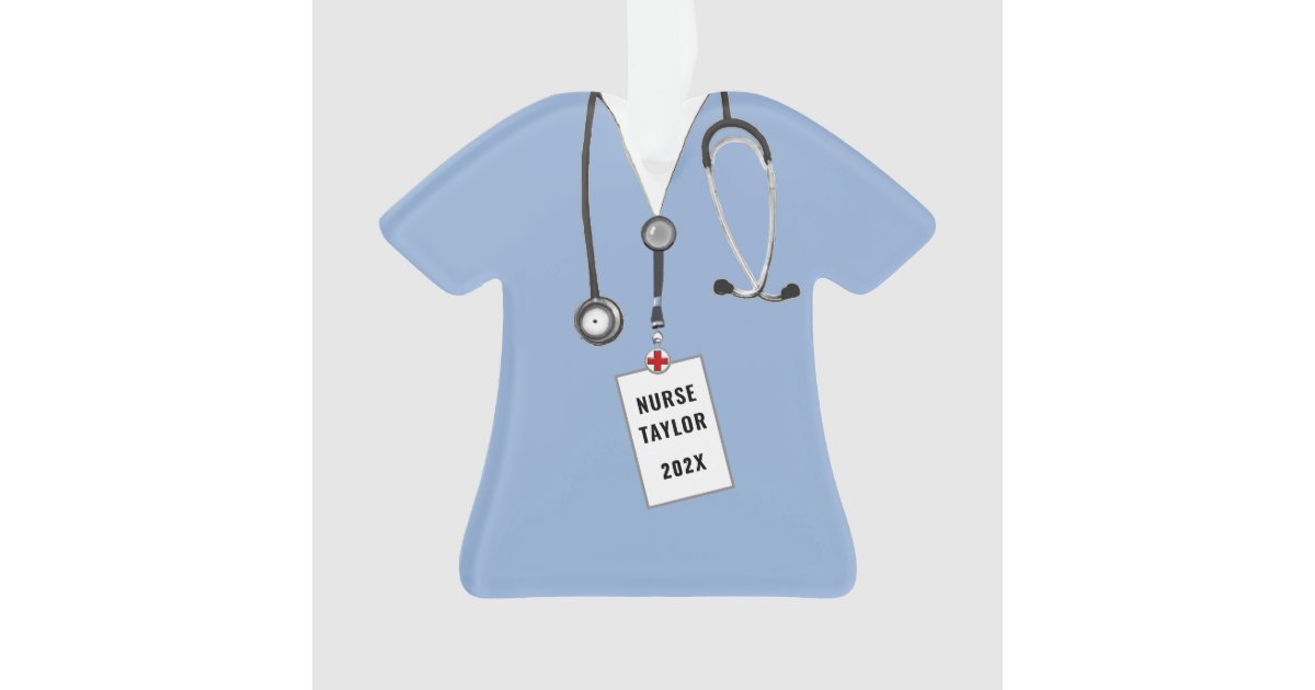 2022 Personalized Nurse Scrubs - Gift For Nurse Acrylic Ornament
