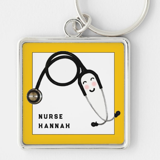 Personalized Nurse Keychain (Front)