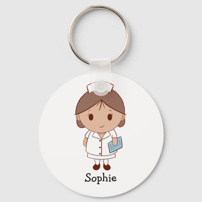 Personalized Nurse Keychain (Front)
