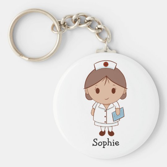 Personalized Nurse Keychain