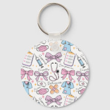 Personalized Nurse Keychain | Custom Nurse Name