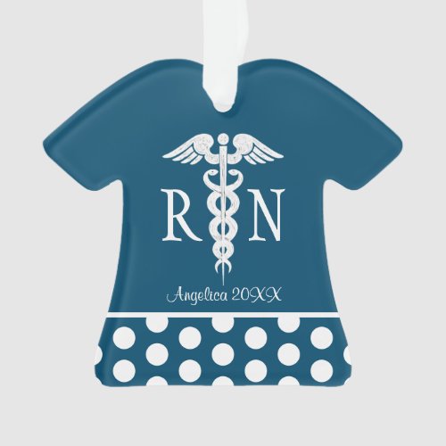 Personalized Nurse Medical Uniform Scrub Top Ornament