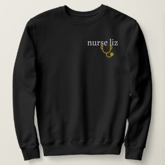 Personalized Nurse Name and Credential Sweatshirt