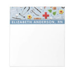Personalized Nurse Notepad at Zazzle