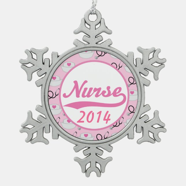 Personalized Nurse Ornament Gift (Front)