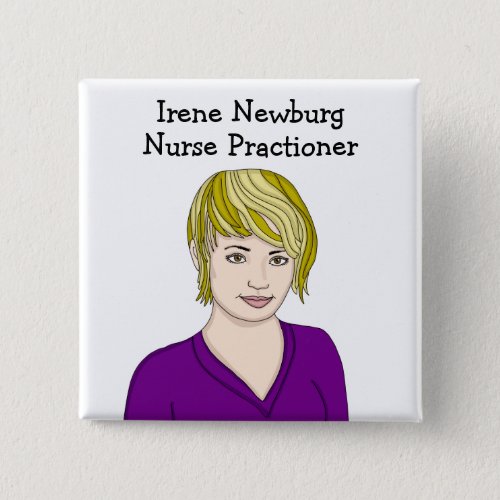 Personalized Nurse Practitioner Identification Button