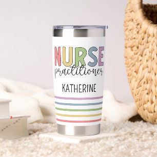 Personalized Nurse Practitioner NP Graduation Insulated Tumbler