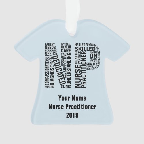 Personalized Nurse Practitioner NP Ornament