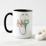 Personalized Nurse Practitioner Retro NP Name Gift Mug