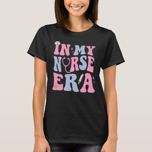 Personalized Nurse Shirt, In My Nurse Era Sweatshi T-Shirt (Front)