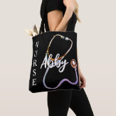 Monogrammed Stethoscope Tote Bag