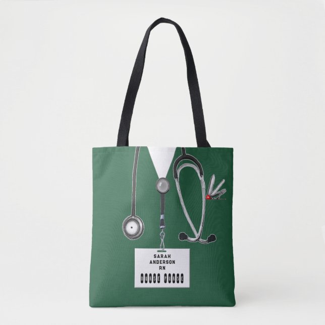 Personalized Nurse Tote Bag (Front)