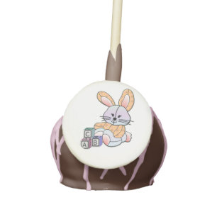 Personalized Nursery Art - Bunny  Cake Pops