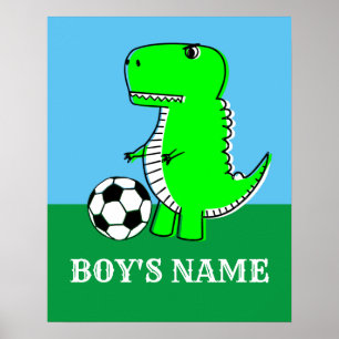 Personalized Nursery Decor Dino Boys Name