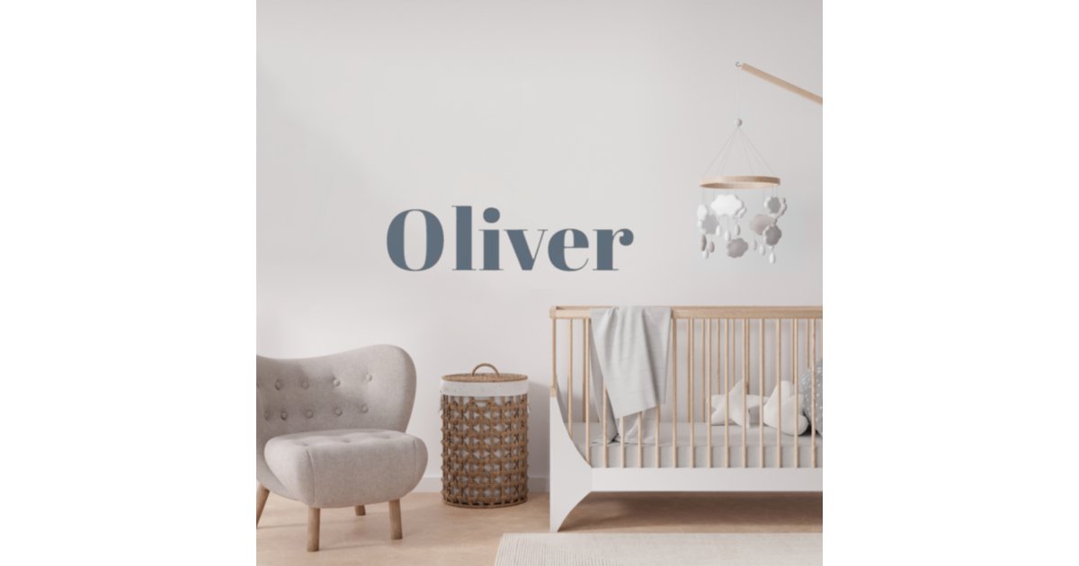 Personalized Nursery Kids Room Custom Name Wall De Wall Decal Zazzle