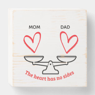Personalized Nursery Wood Art - The Heart Has No S Wooden Box Sign