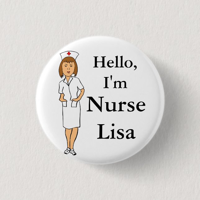 Personalized Nursing Button (Front)