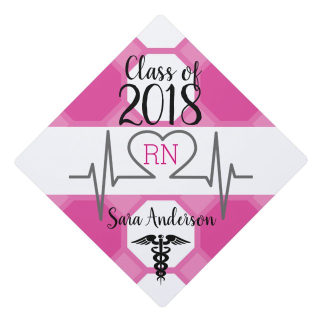 Personalized Nursing Graduatuion Tassel Topper (Front)