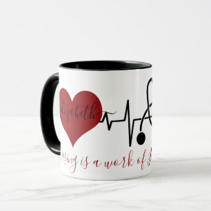 Personalized nursing mug