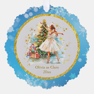Personalized Nutcracker Ballet Christmas - Gift Ornament Card