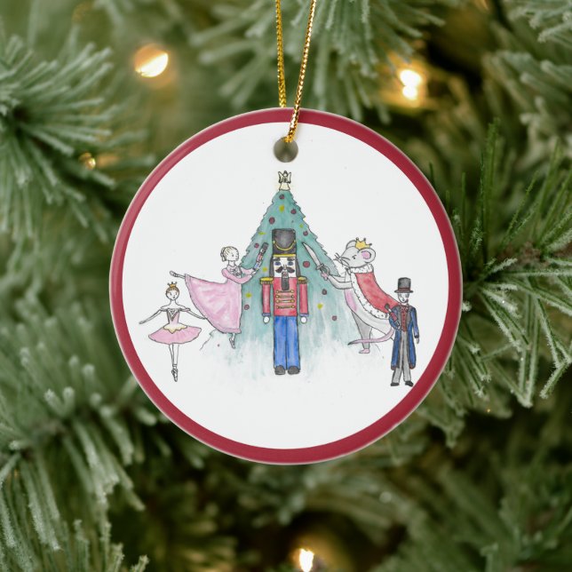 Personalized Nutcracker Ballet Ornament (Tree)