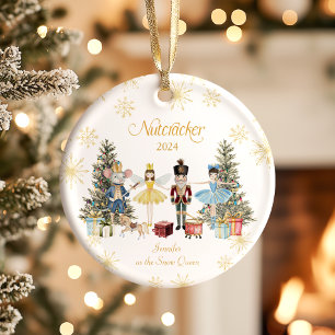 Personalized Nutcracker Ceramic Ornament