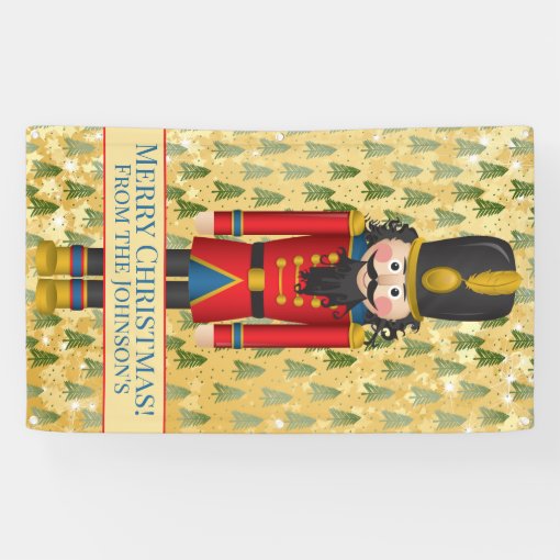 Personalized Nutcracker Christmas Banner Zazzle