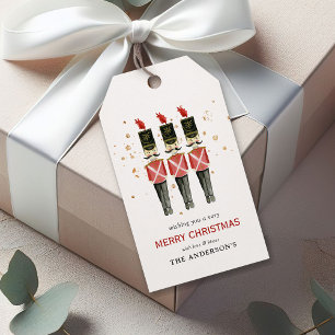 Personalized Nutcracker Christmas Gift Tags