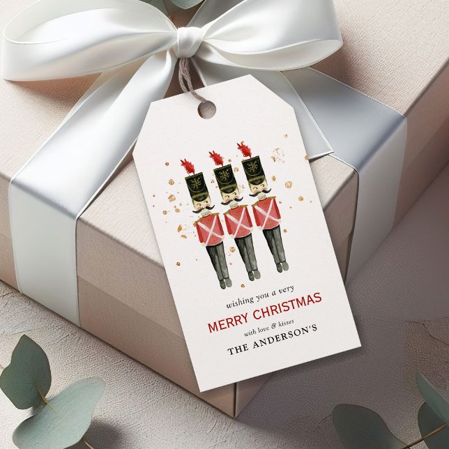 Personalized Nutcracker Christmas Gift Tags (Creator Uploaded)