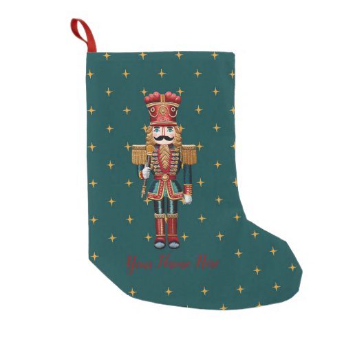 Personalized Nutcracker Christmas Holiday Small Christmas Stocking