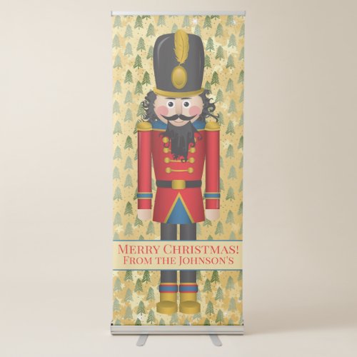 Personalized Nutcracker Christmas Xmas Retractable Banner