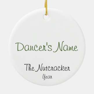 Personalized Nutcracker Clara Keepsake Ceramic Or Ceramic Ornament