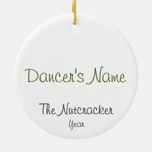 Personalized Nutcracker Clara Keepsake Ceramic Or Ornament