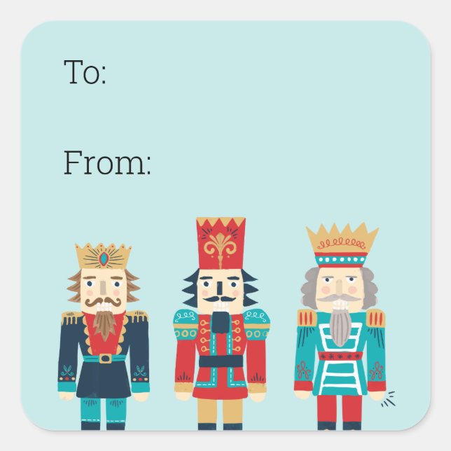 Personalized Nutcracker Gift Tags (Front)