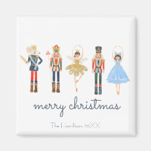 Personalized Nutcracker Merry Christmas Magnet