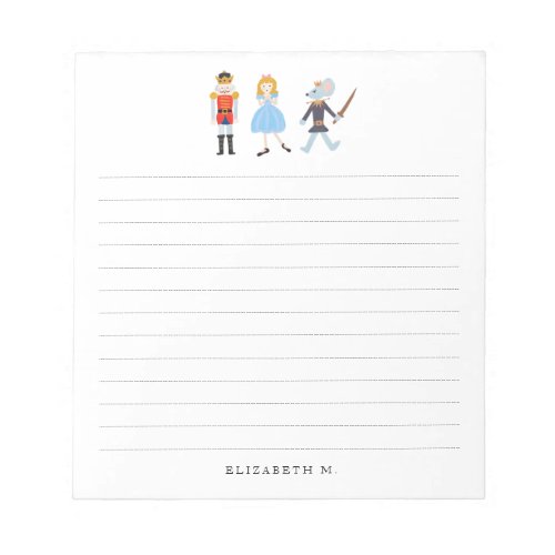 Personalized  Nutcracker Notepad