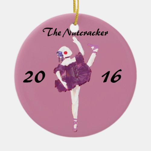 Personalized Nutcracker Ornament _ Ballerina Doll