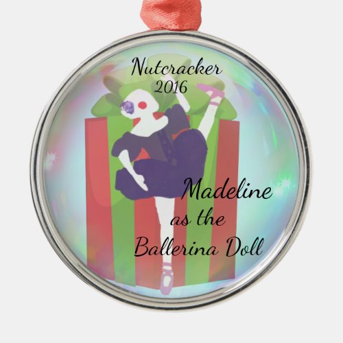 Personalized Nutcracker Ornament _ Ballerina Doll