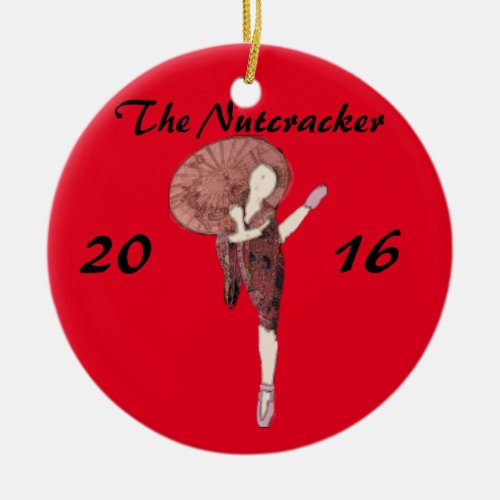 Personalized Nutcracker Ornament_ Chinese Ceramic Ornament