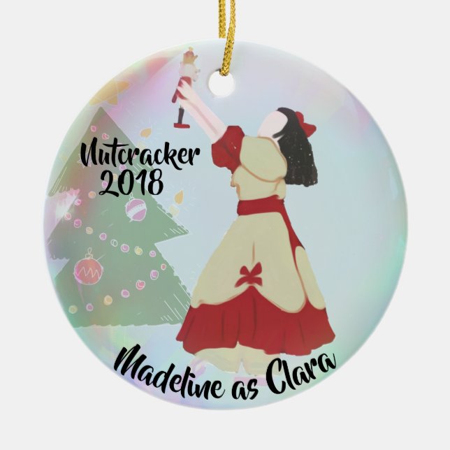 Personalized Nutcracker Ornament - Clara (Front)