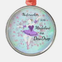 Personalized Nutcracker Ornament - Dew Drop