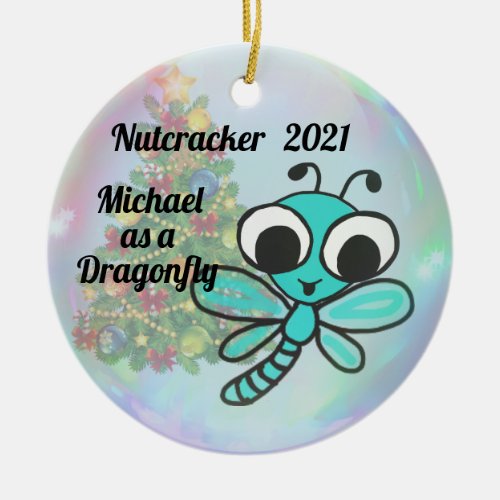 Personalized Nutcracker Ornament _ Dragonfly