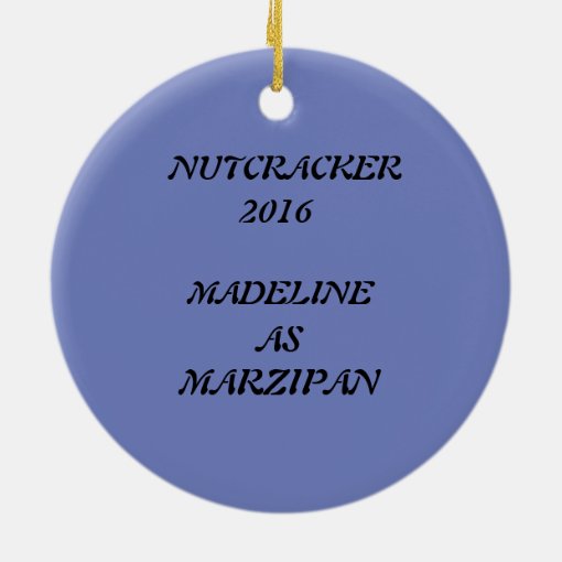 Personalized Nutcracker Ornament Marzipan Zazzle