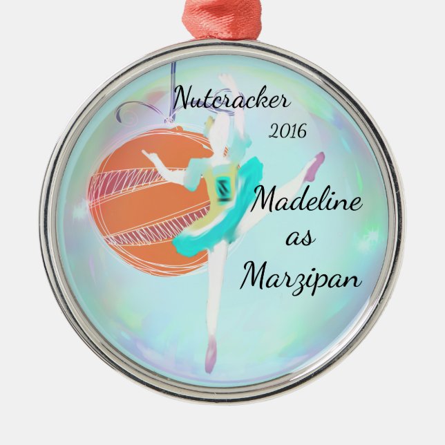 Personalized Nutcracker Ornament - Marzipan (Front)