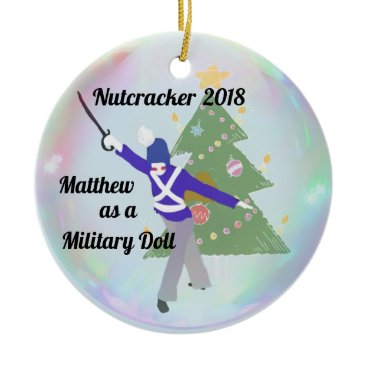 Personalized Nutcracker Ornament - Military Doll Personalized Nutcracker Ornament - Military Doll