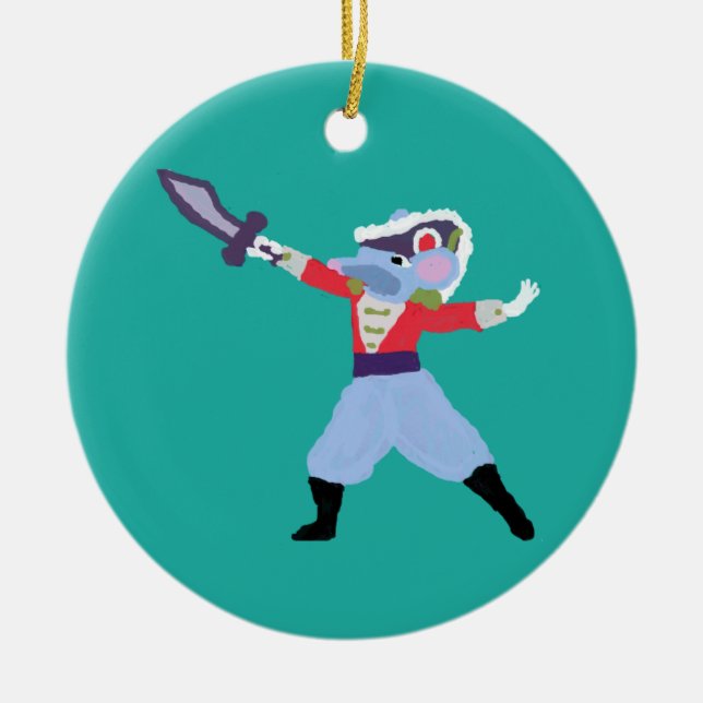 Personalized Nutcracker Ornament - Rat King (Front)